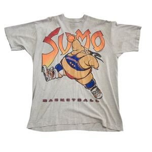 Vintage 1994 Sumo Basketball Great Impressions Shirt Size 2XL Made In USA.